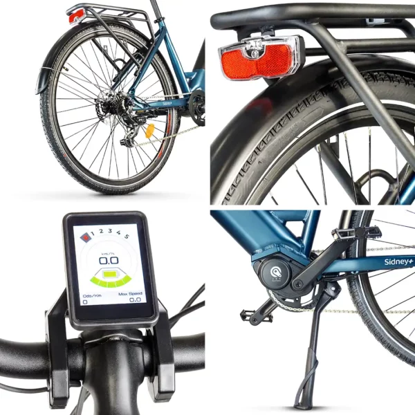 Urbanbiker Sidney Plus | City E-Bike | Mittelmotor | 100KM Reichweite